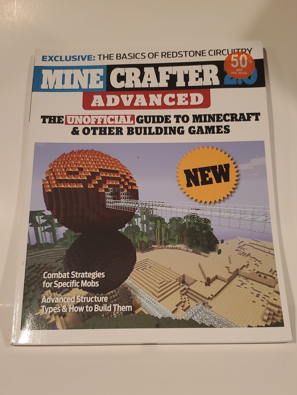 Mine Crafter Advanced: The Unofficial Guide to Minecraft Paperback Preowned